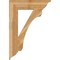 Ekena Millwork Legacy Traditional Rough Sawn Bracket, Western Red Cedar, 6"W x 28"D x 40"H BKT06X28X40LEC01RWR - alternate 4